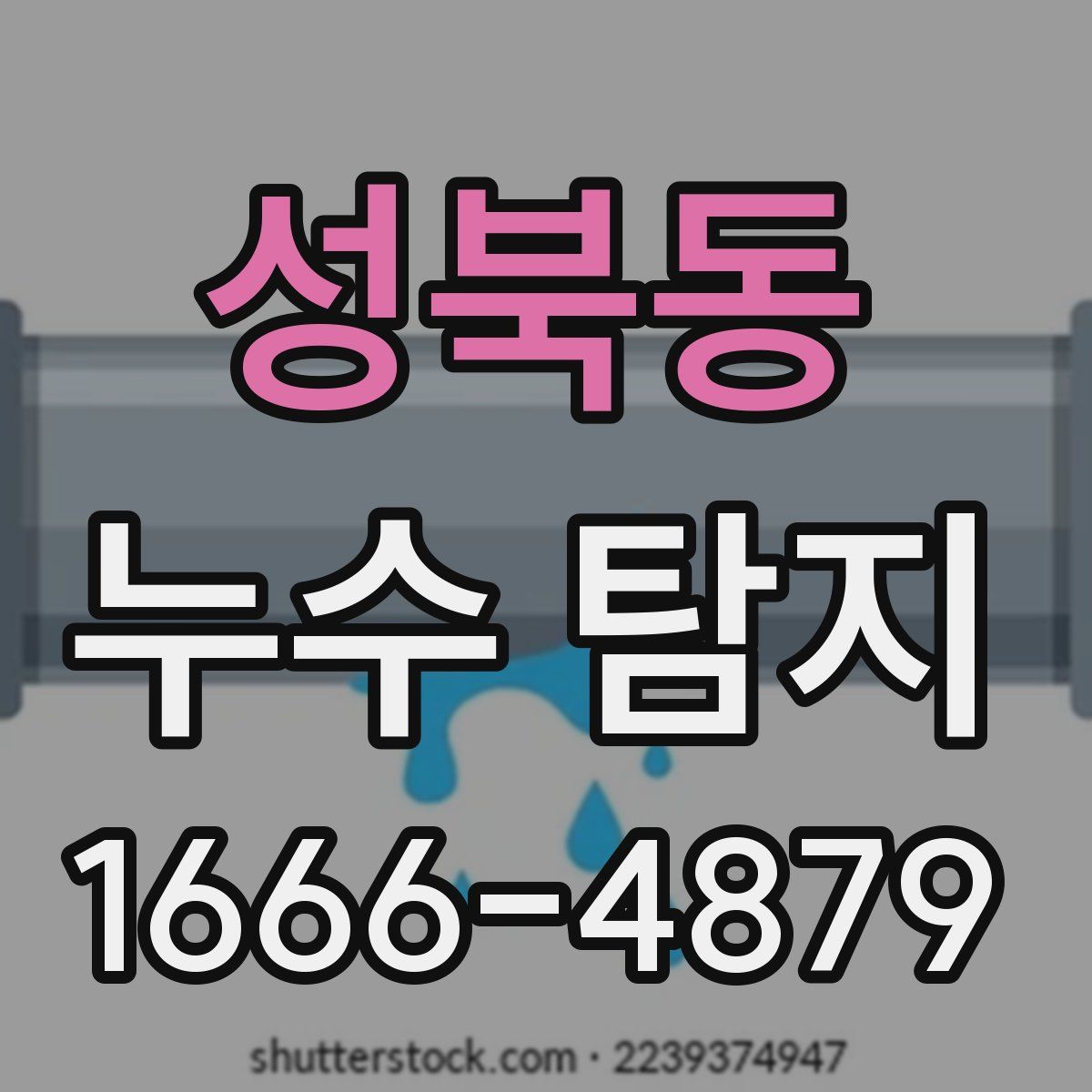 성북동 누수 탐지