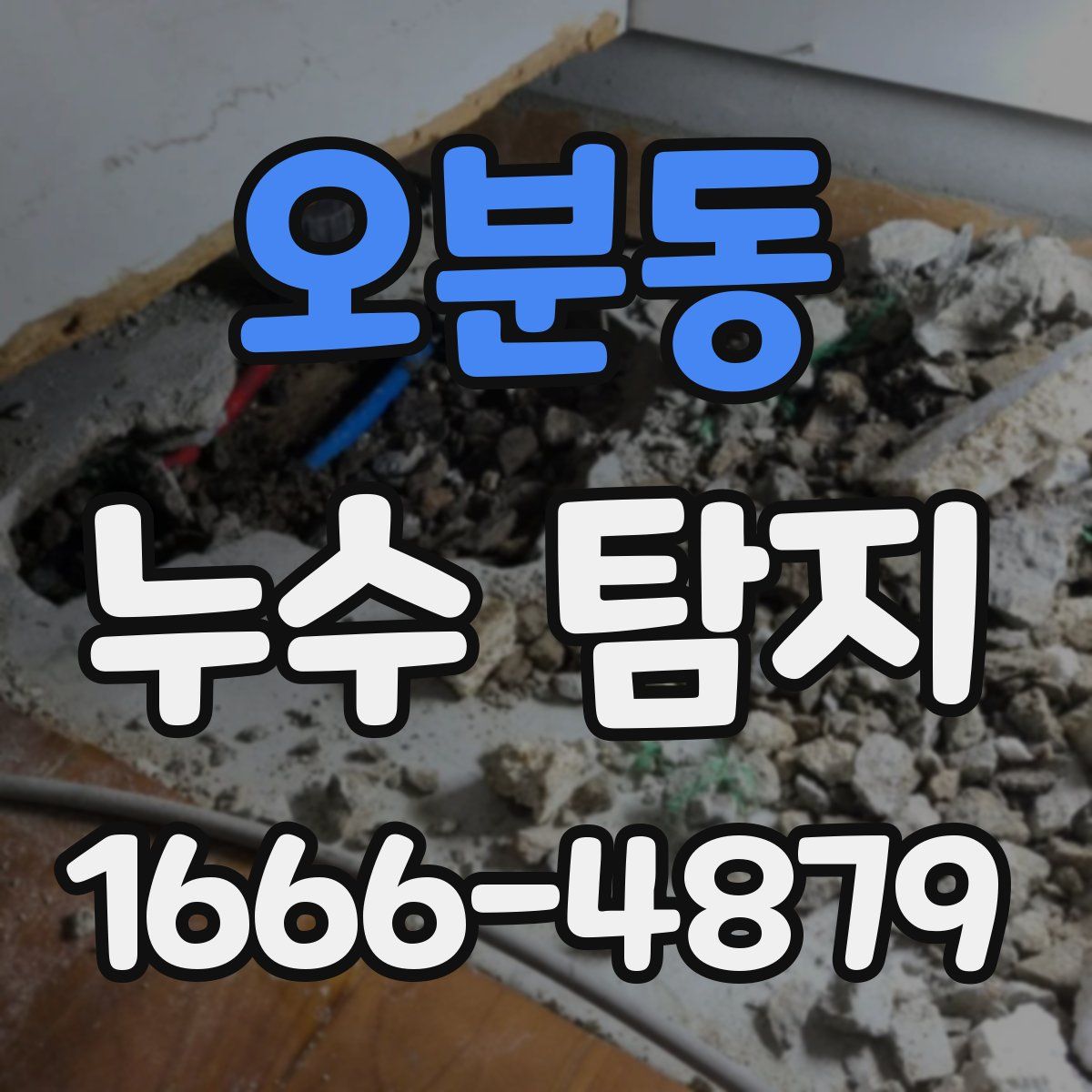 오분동 누수 탐지