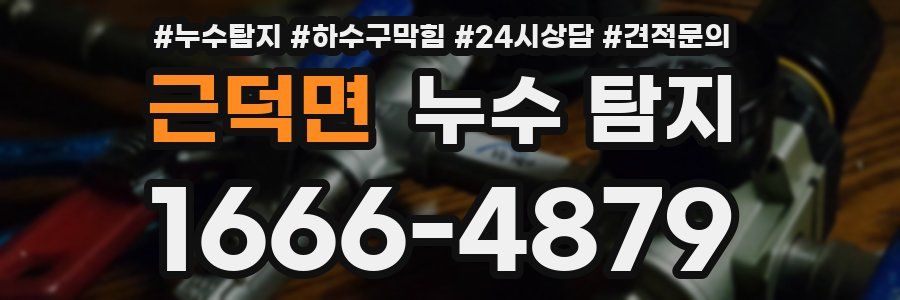 근덕면 누수 탐지