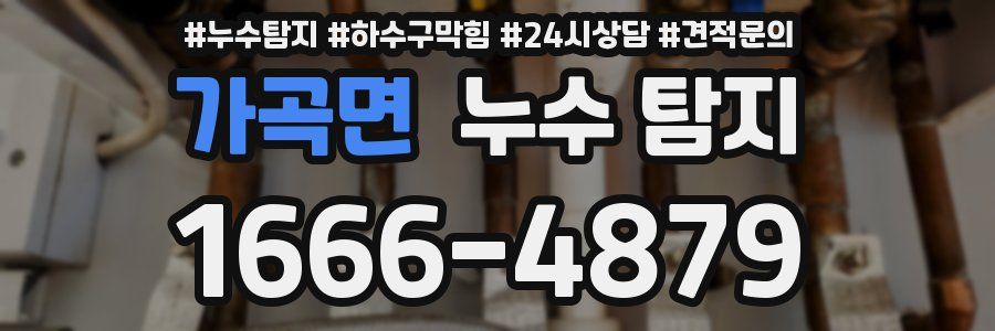 가곡면 누수 탐지