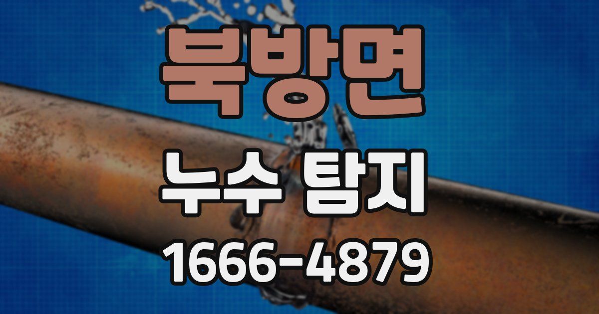 북방면 누수 탐지