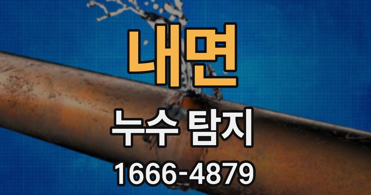 내면 누수 탐지