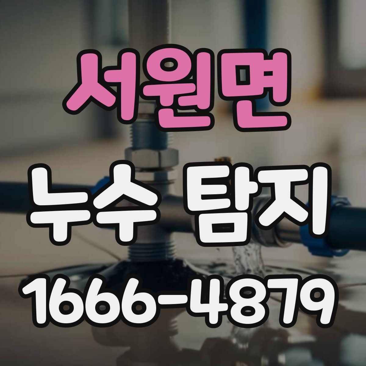 서원면 누수 탐지