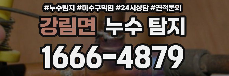강림면 누수 탐지
