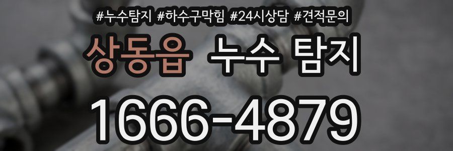 상동읍 누수 탐지