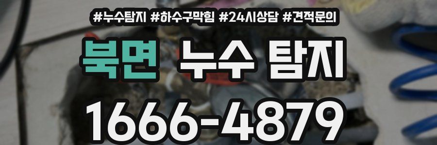 북면 누수 탐지