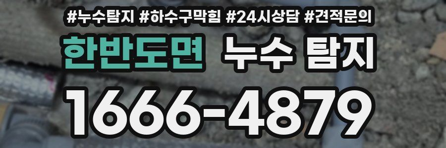 한반도면 누수 탐지