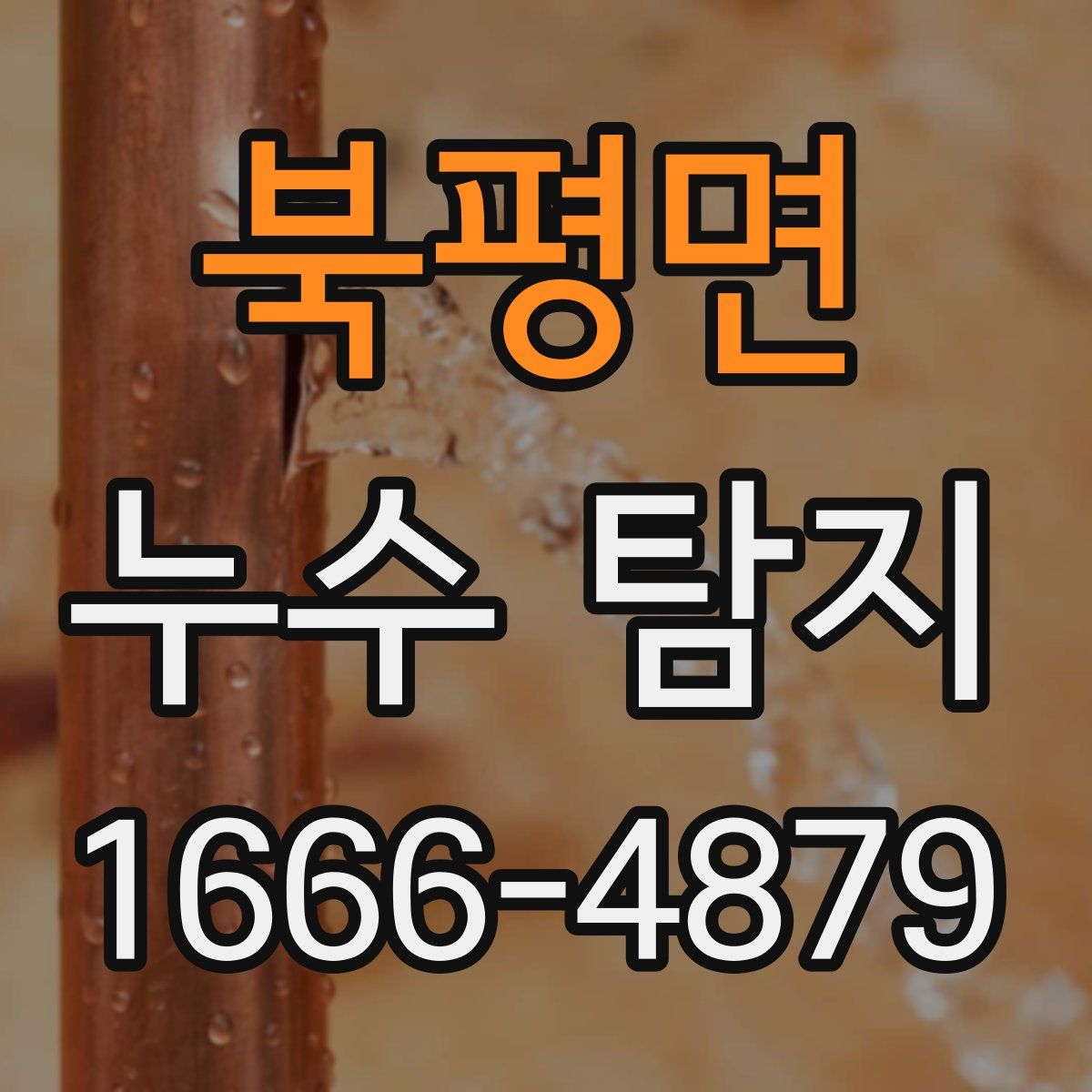 북평면 누수 탐지