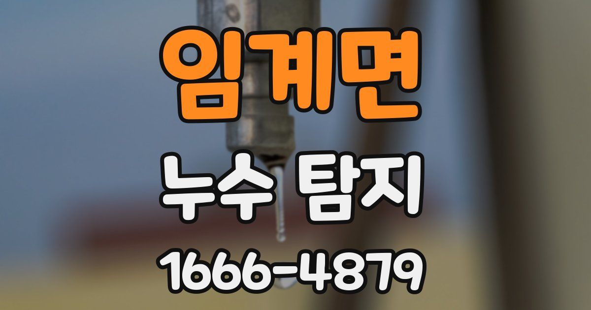 임계면 누수 탐지