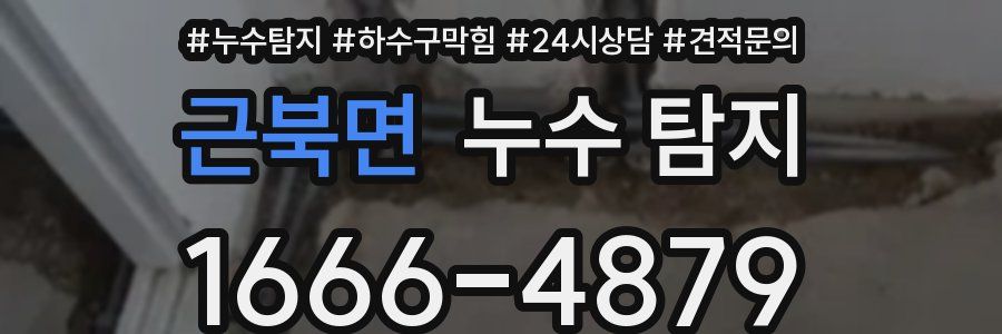 근북면 누수 탐지