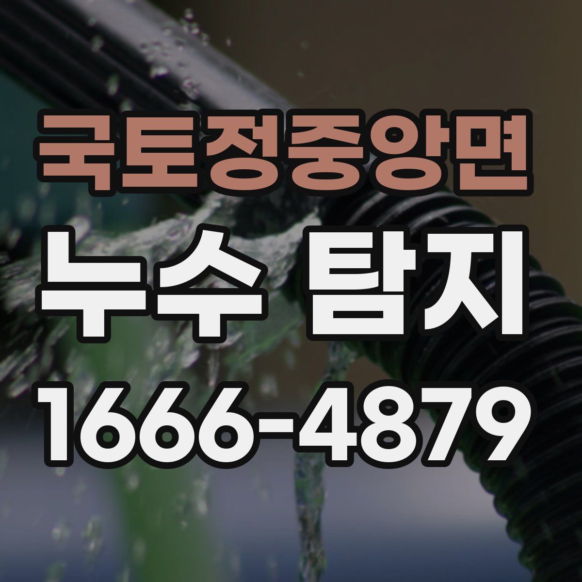 국토정중앙면 누수 탐지