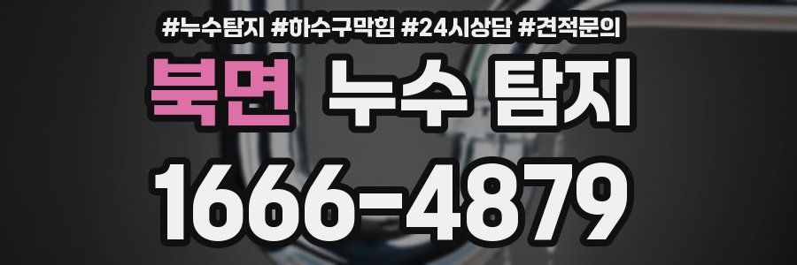 북면 누수 탐지