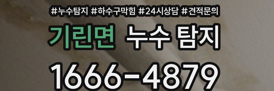 기린면 누수 탐지
