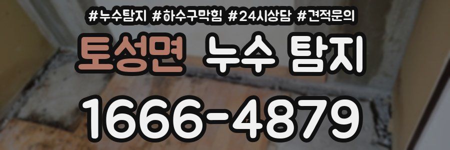 토성면 누수 탐지