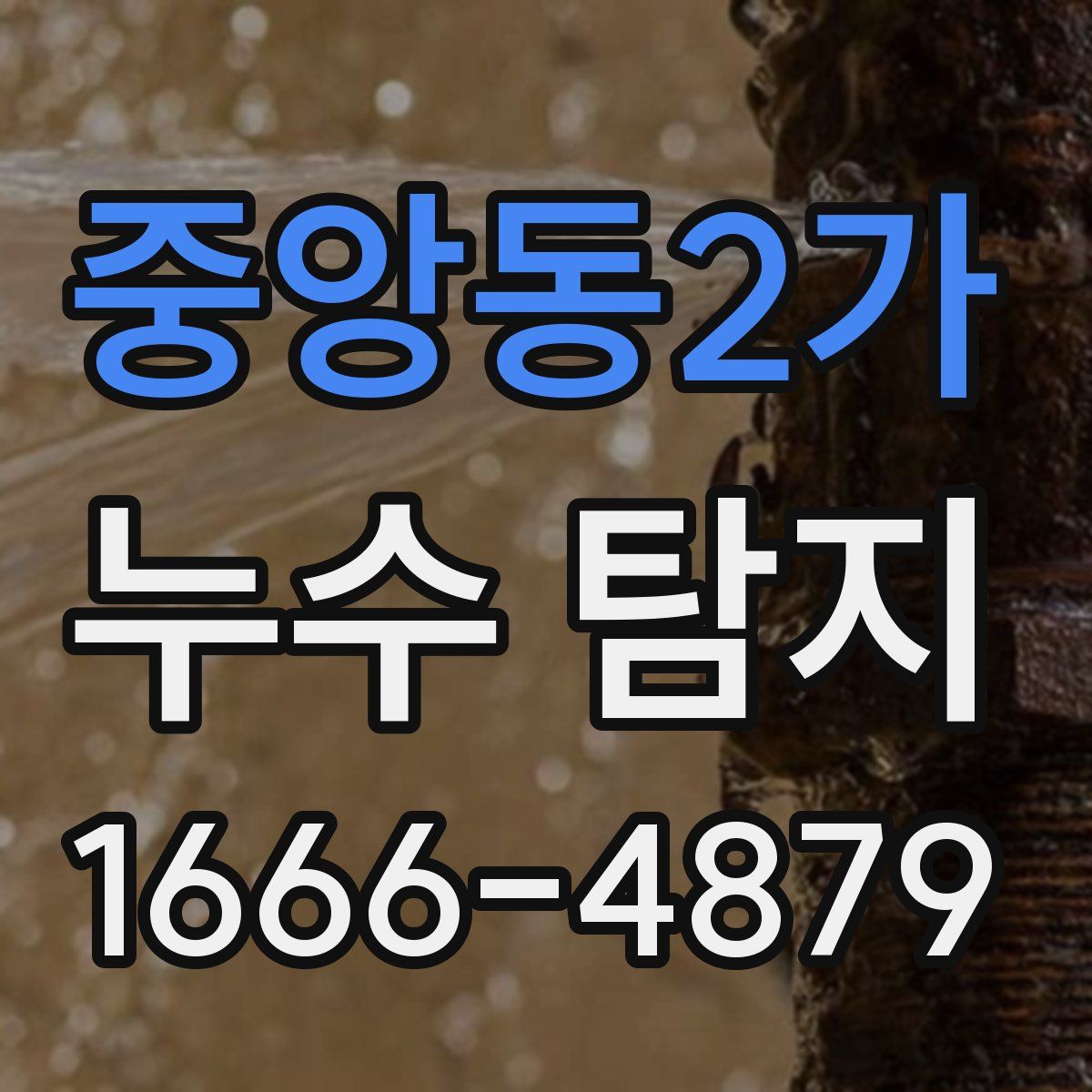 중앙동2가 누수 탐지
