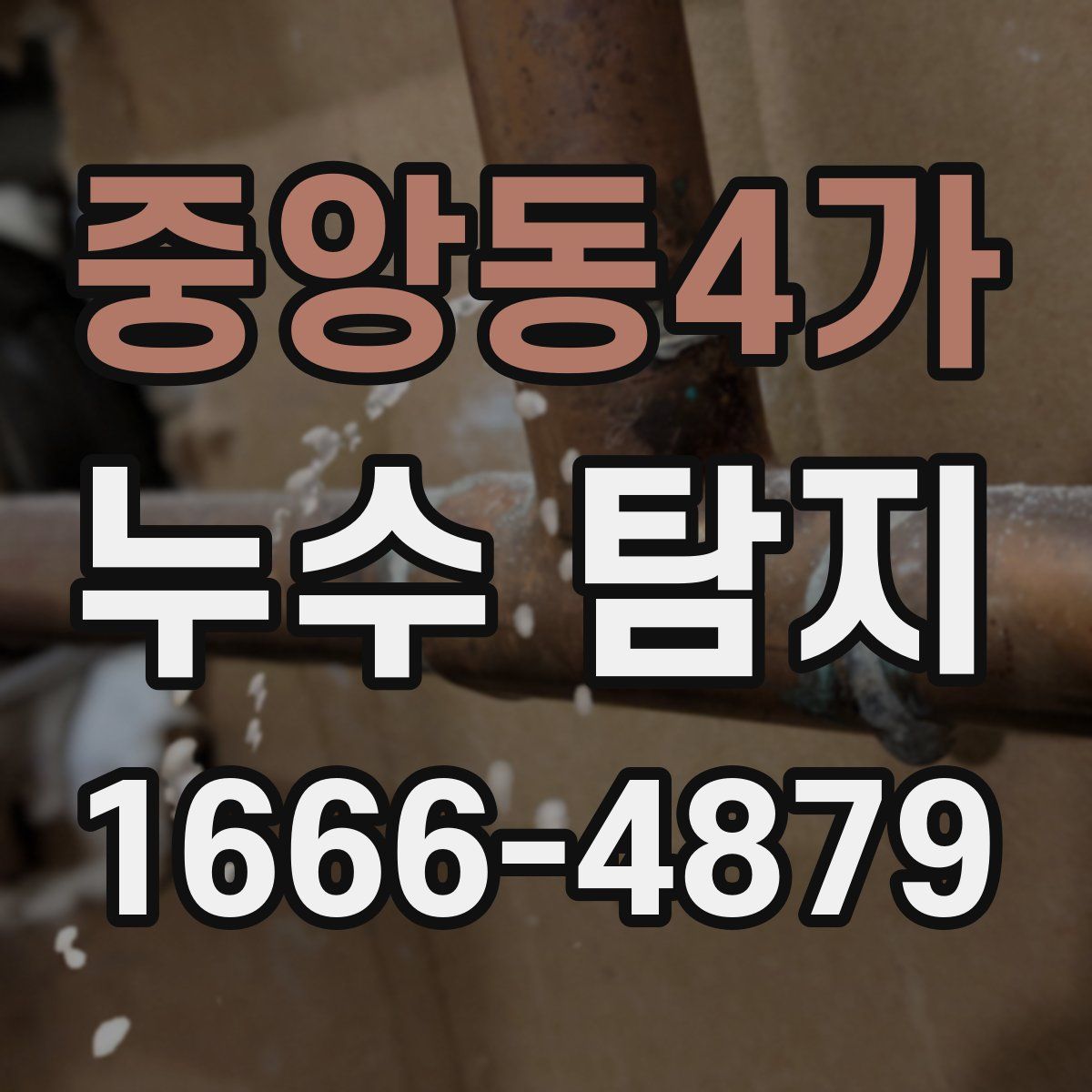 중앙동4가 누수 탐지