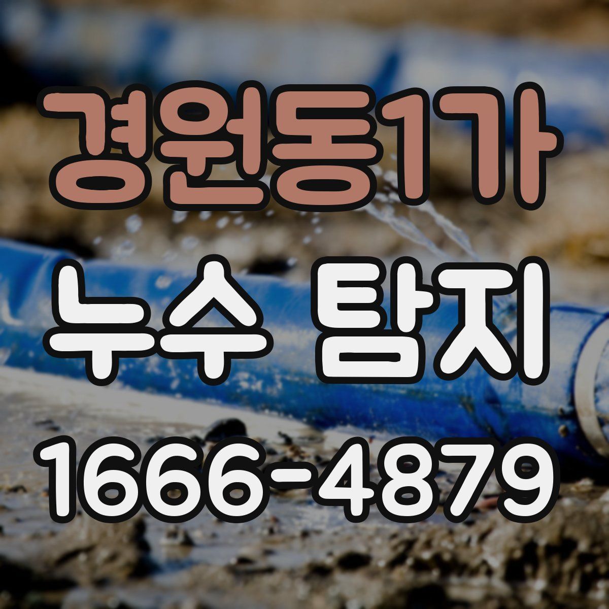 경원동1가 누수 탐지