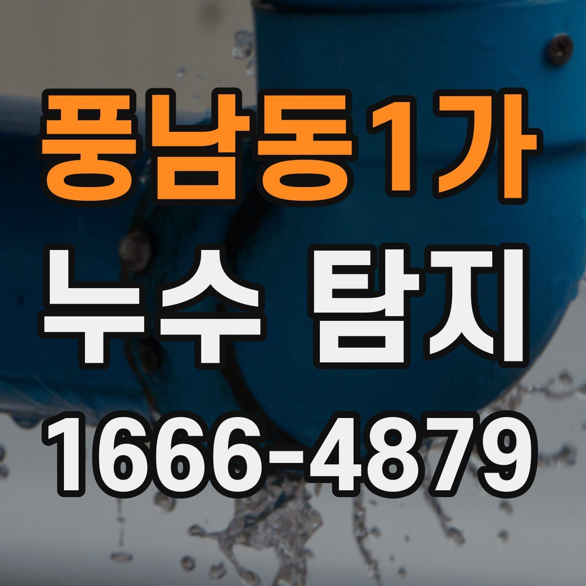 풍남동1가 누수 탐지