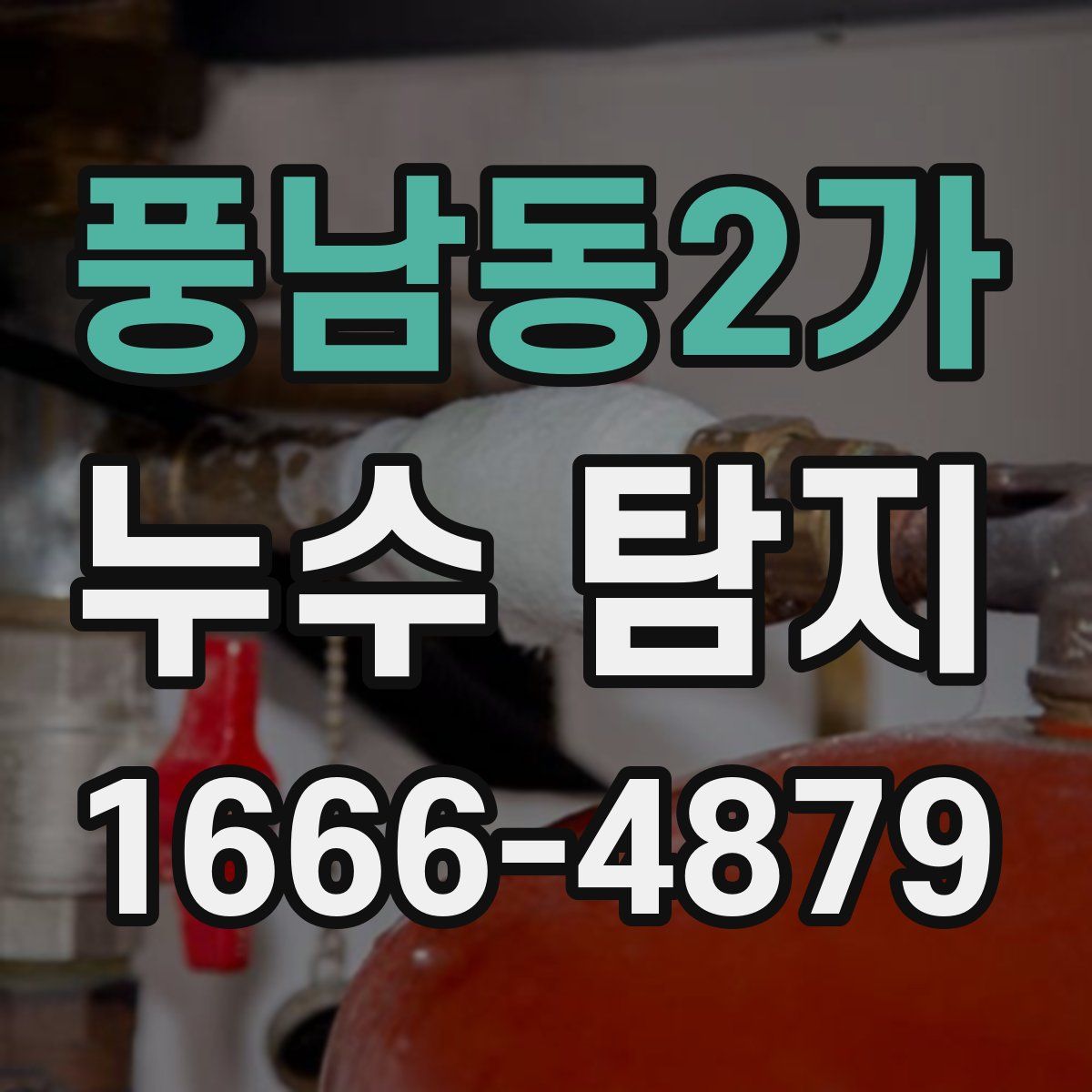 풍남동2가 누수 탐지