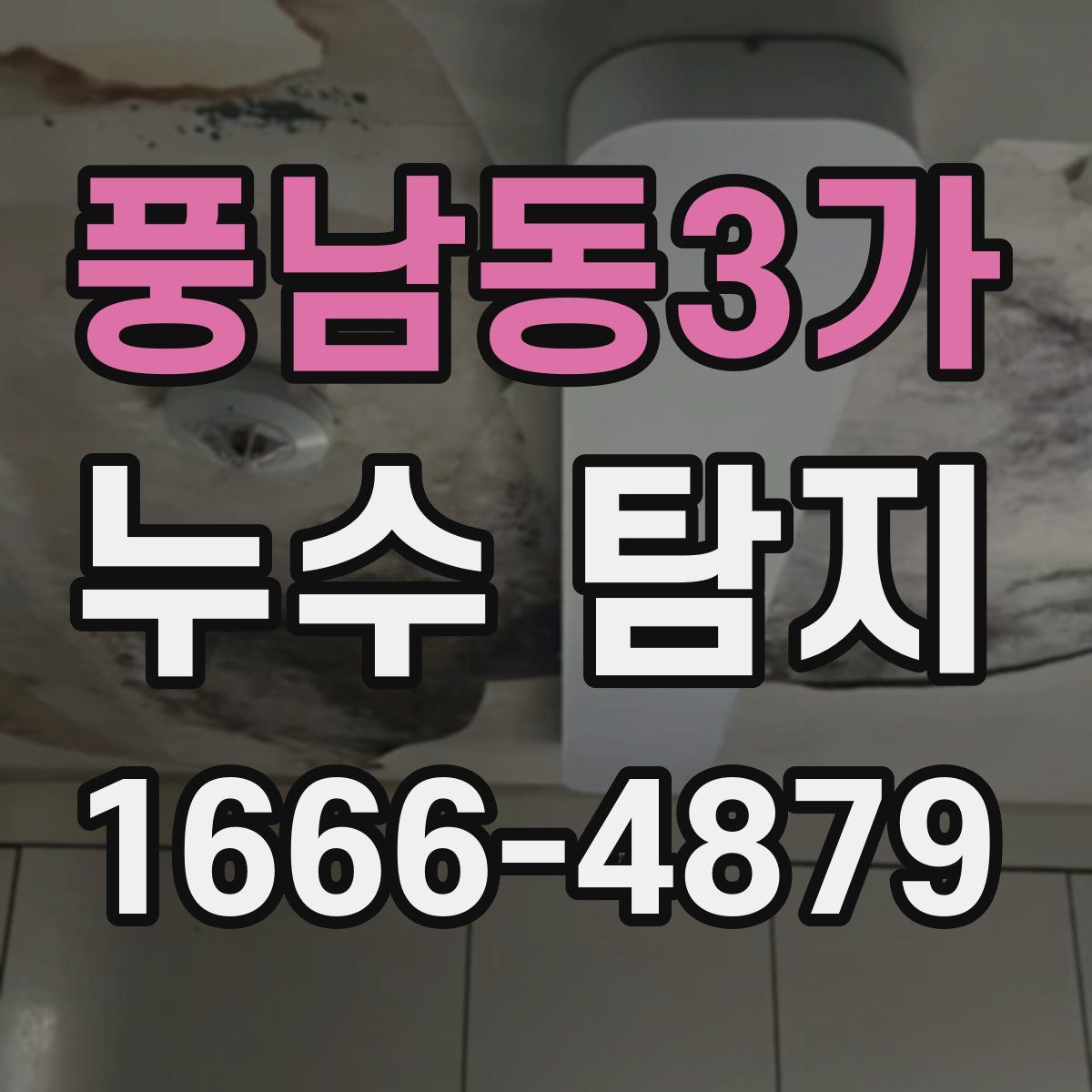 풍남동3가 누수 탐지