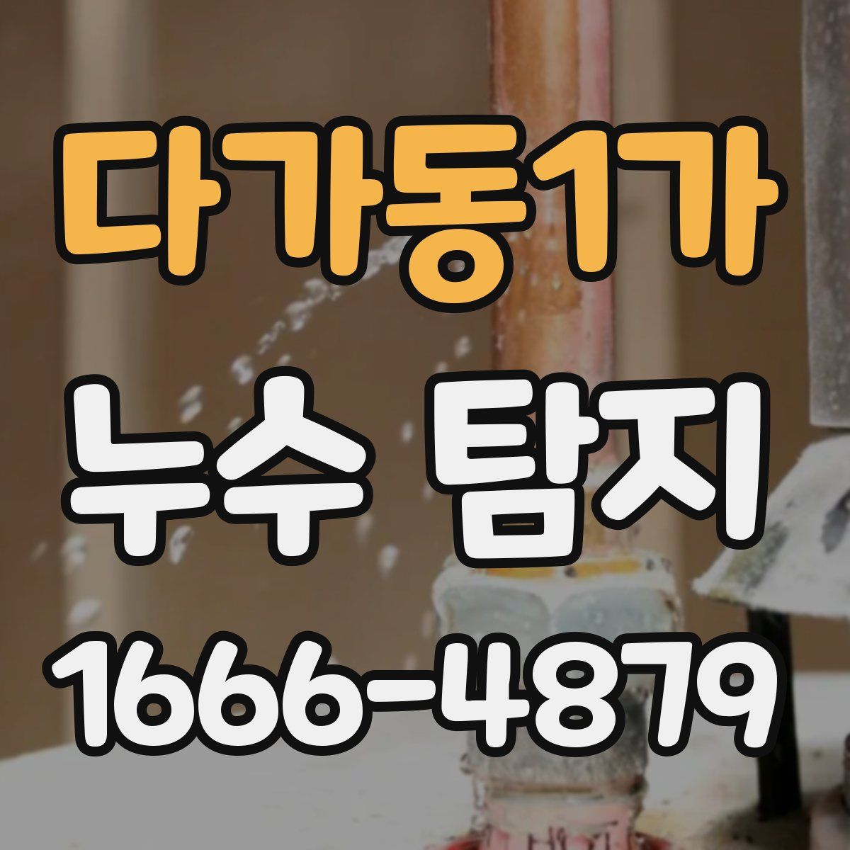 다가동1가 누수 탐지