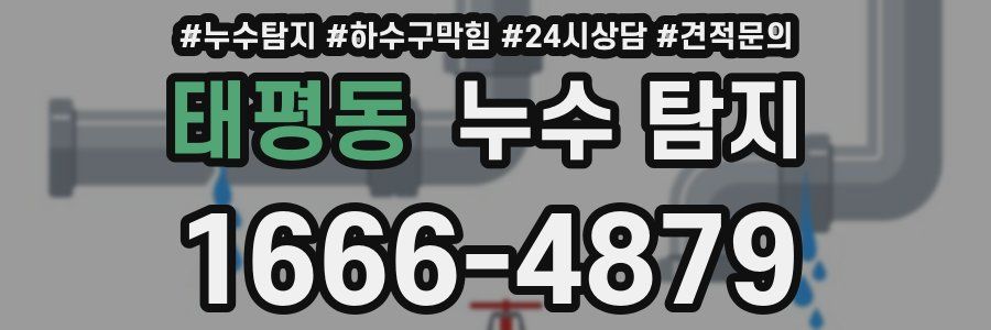 태평동 누수 탐지