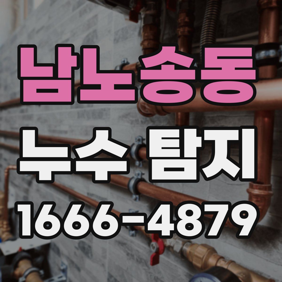 남노송동 누수 탐지