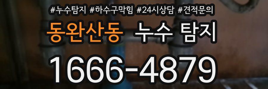 동완산동 누수 탐지