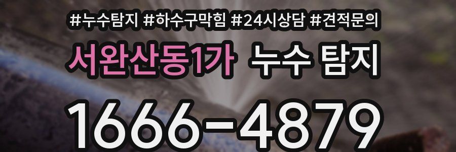 서완산동1가 누수 탐지