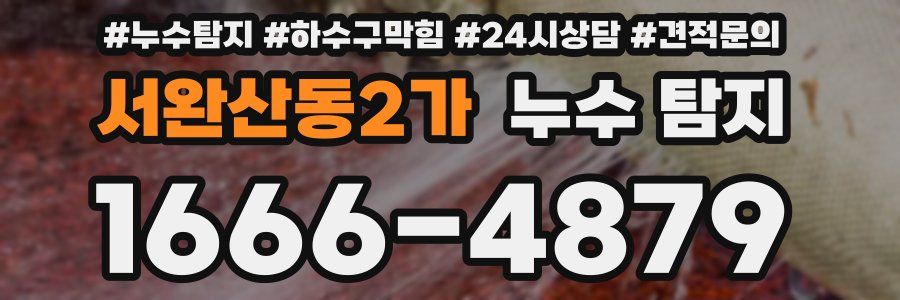 서완산동2가 누수 탐지