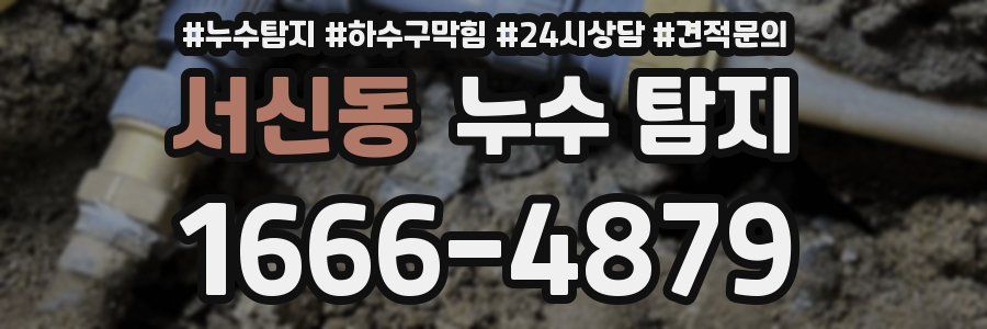 서신동 누수 탐지