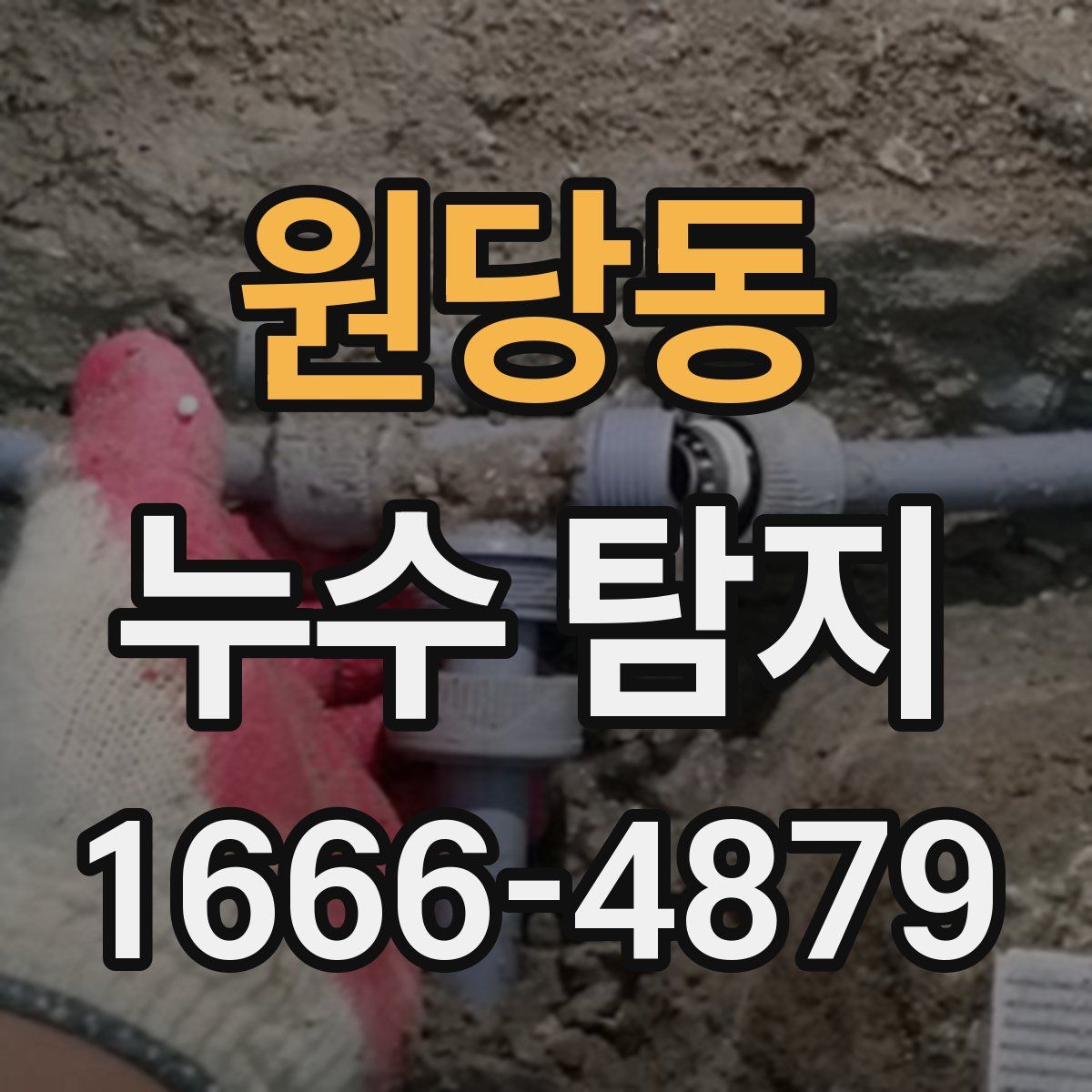 원당동 누수 탐지
