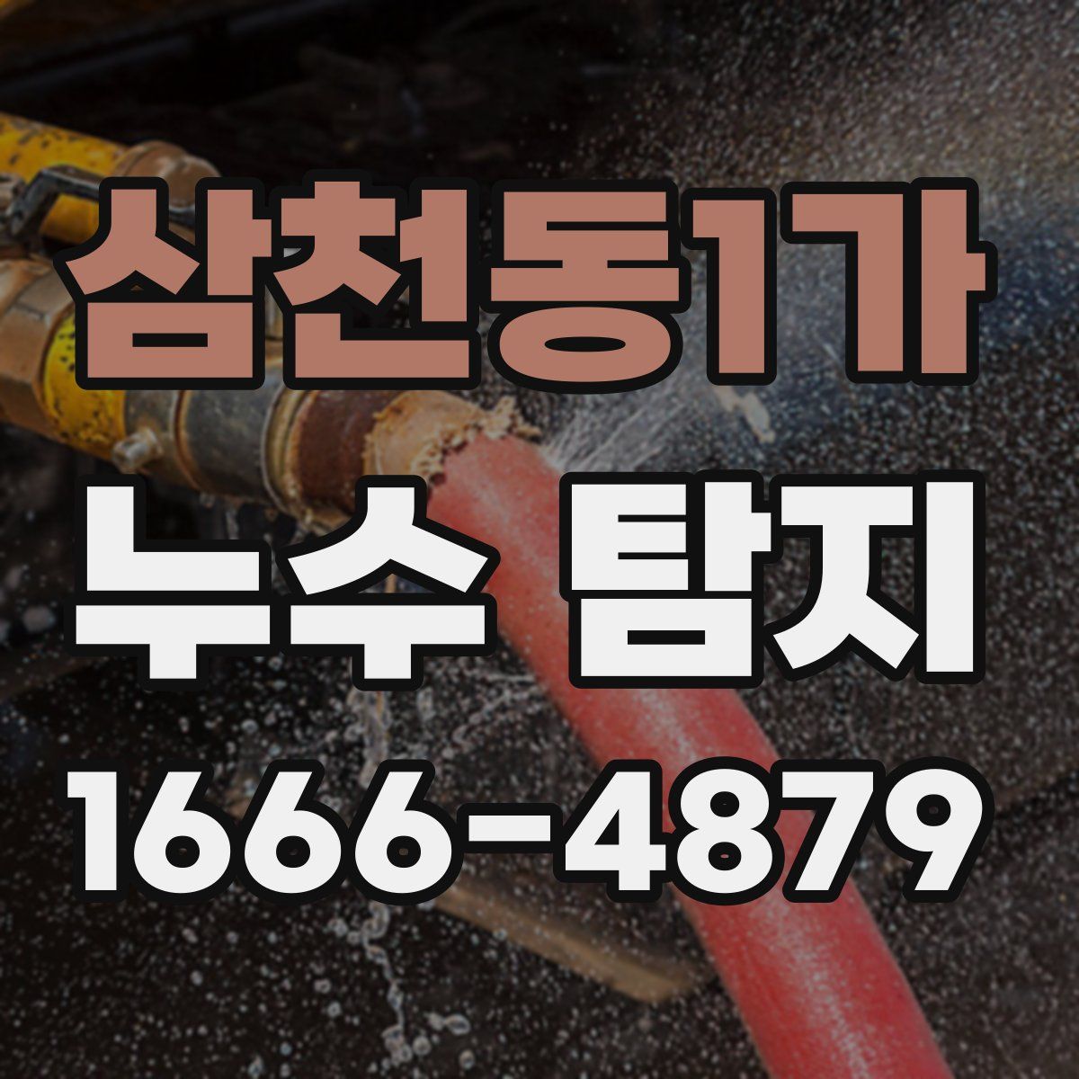 삼천동1가 누수 탐지