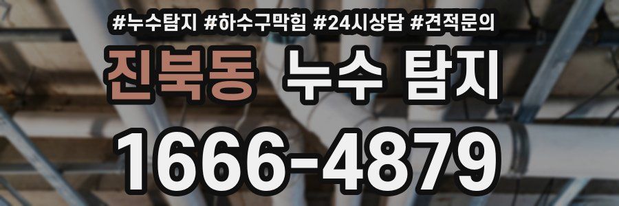 진북동 누수 탐지