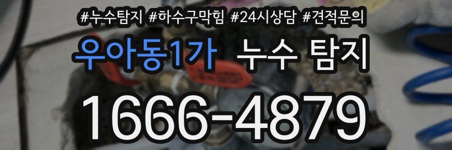 우아동1가 누수 탐지