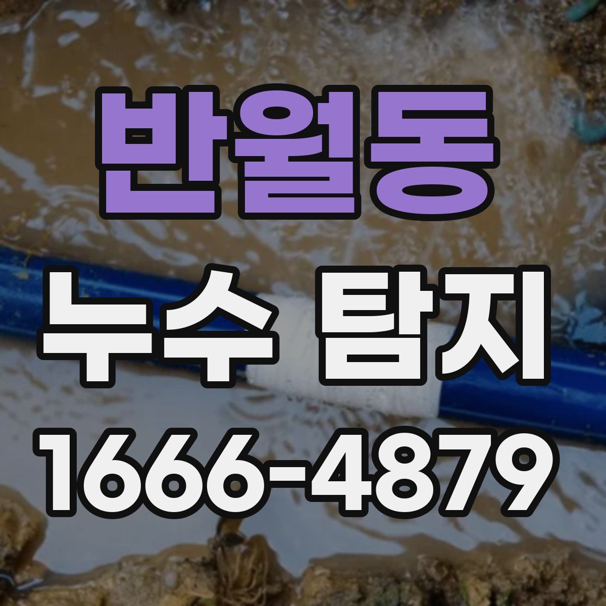 반월동 누수 탐지