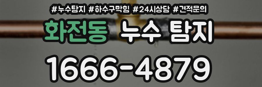 화전동 누수 탐지