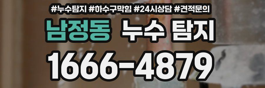남정동 누수 탐지