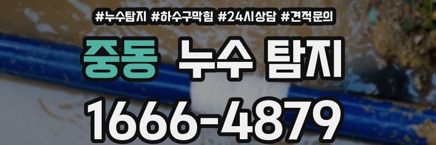 중동 누수 탐지