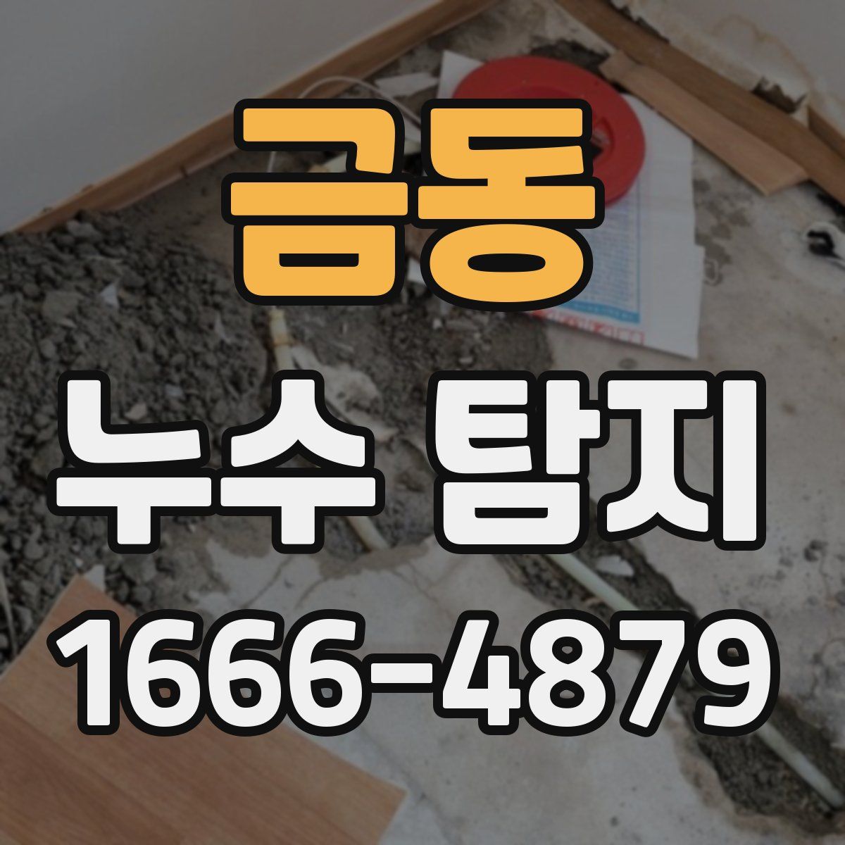 금동 누수 탐지