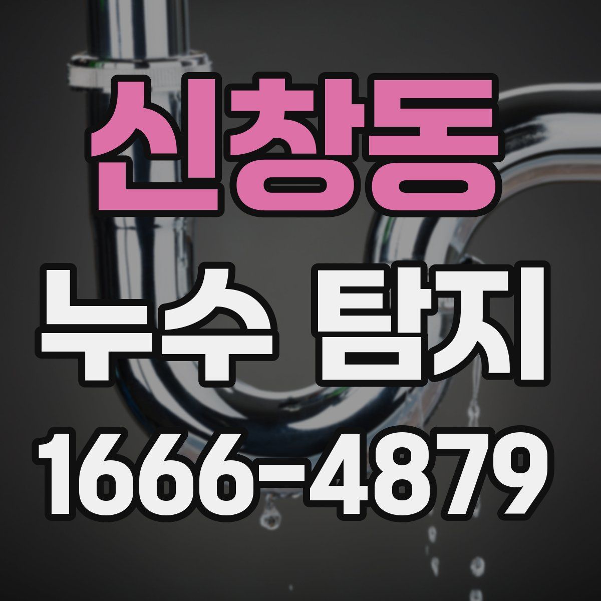 신창동 누수 탐지
