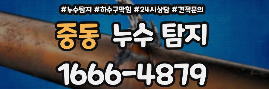 중동 누수 탐지