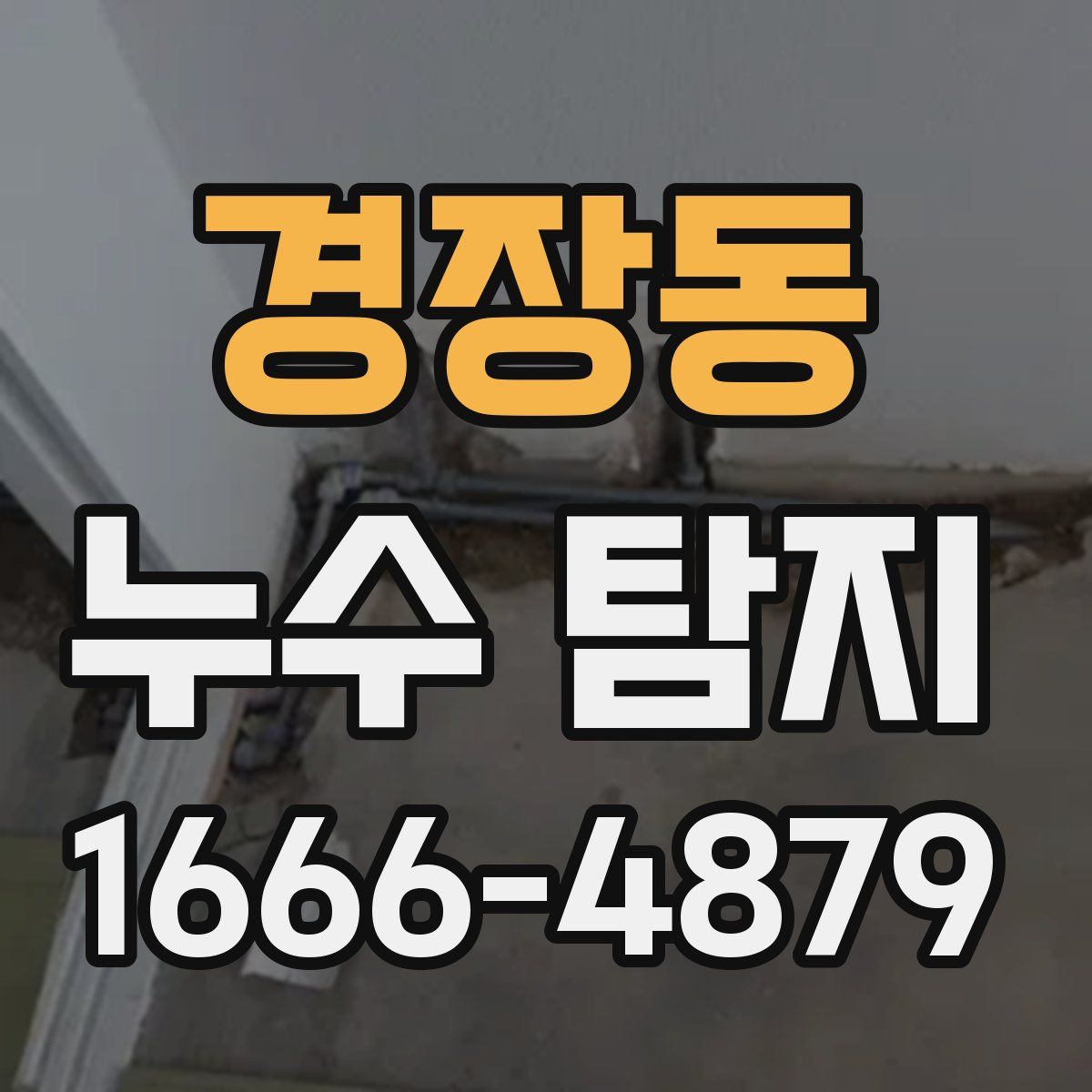 경장동 누수 탐지