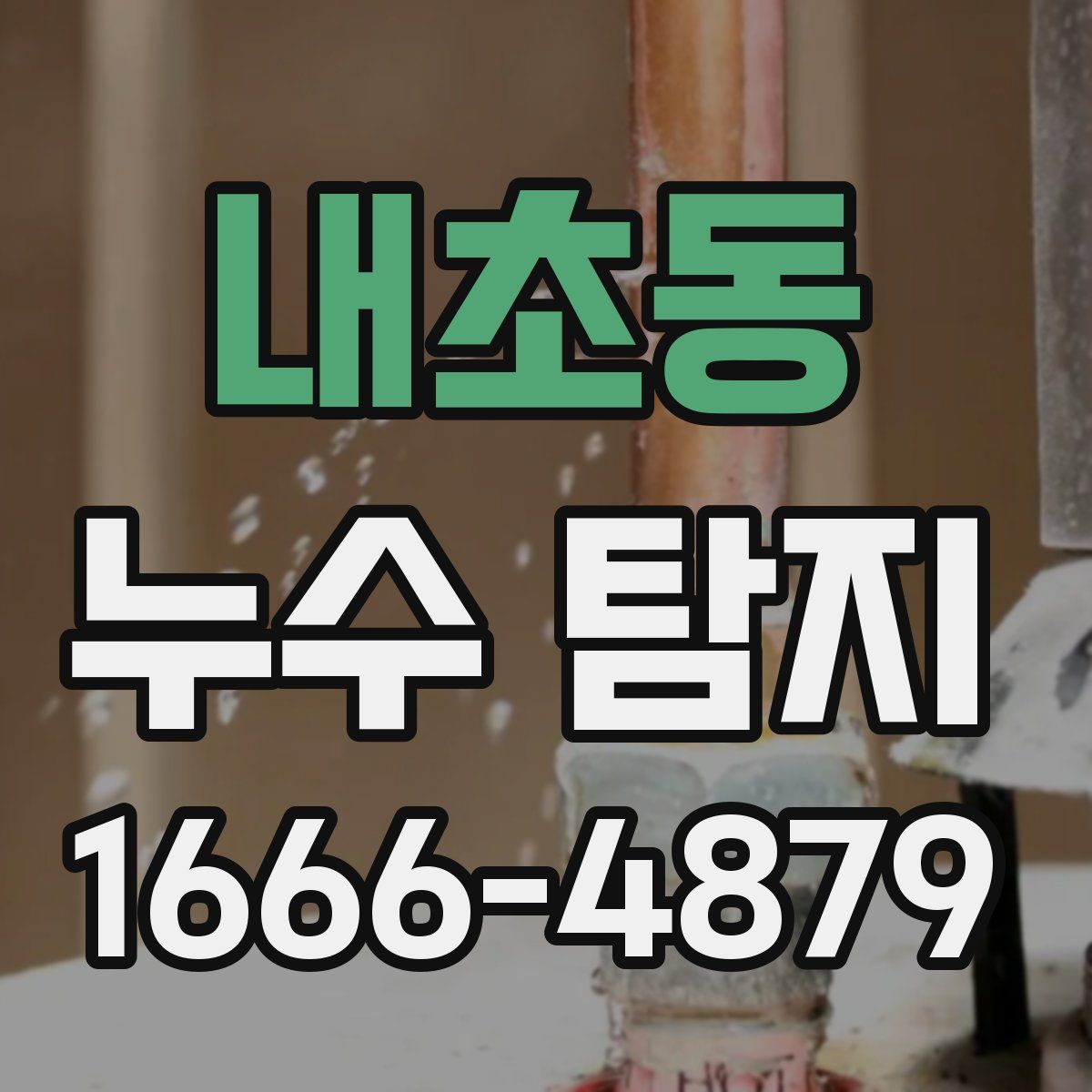 내초동 누수 탐지