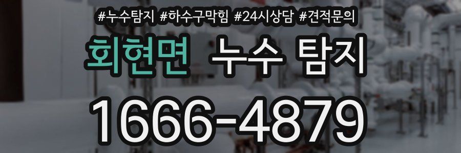 회현면 누수 탐지