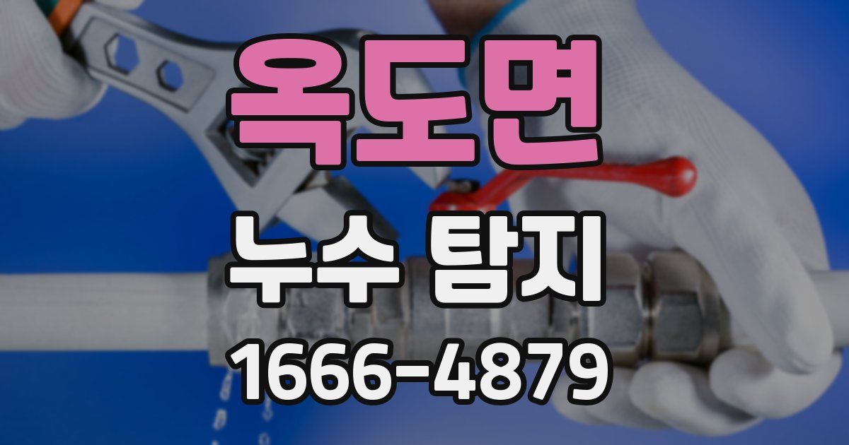 옥도면 누수 탐지