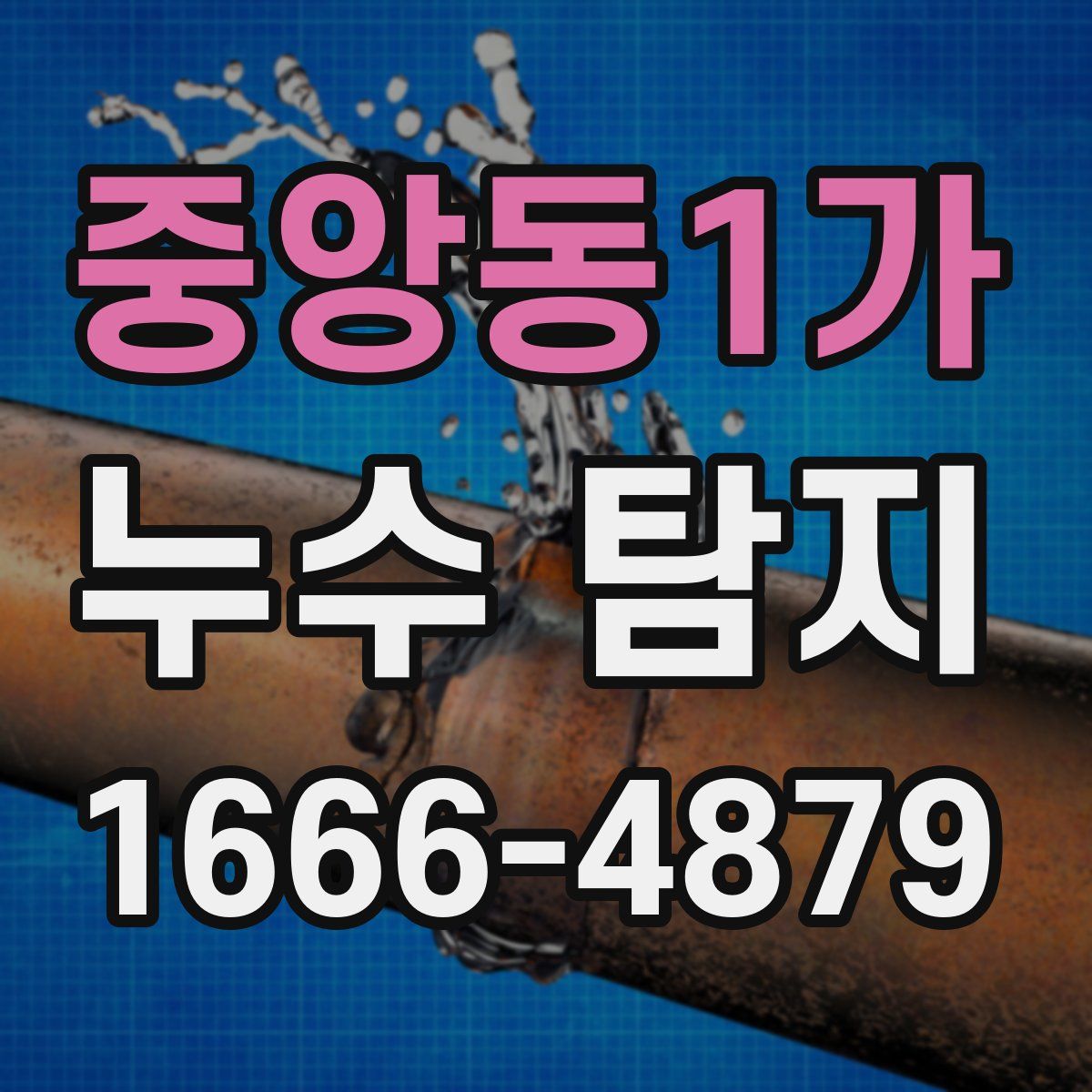 중앙동1가 누수 탐지