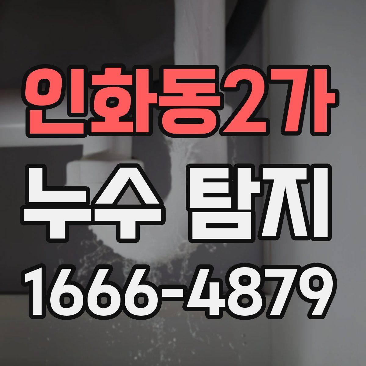 인화동2가 누수 탐지