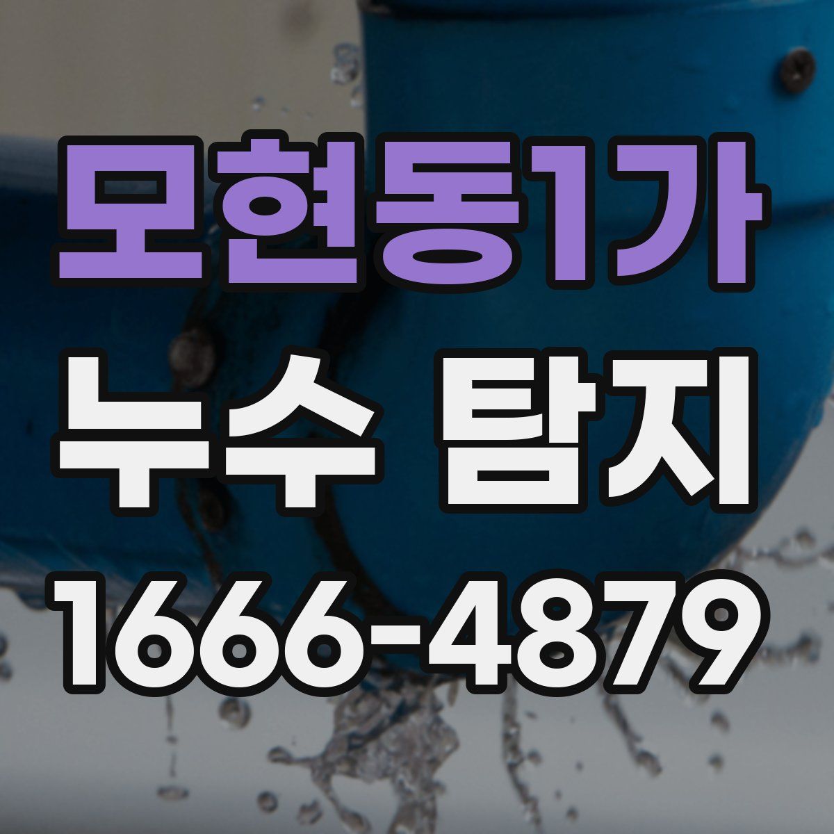 모현동1가 누수 탐지