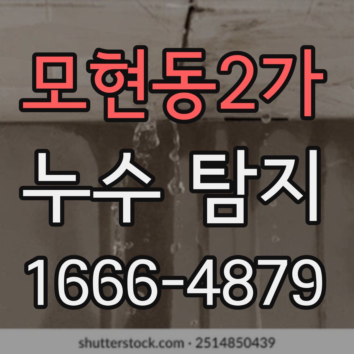 모현동2가 누수 탐지